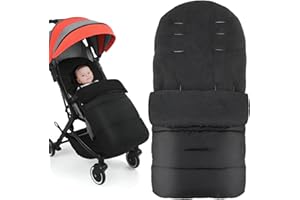 CARTLANT Universal Pushchair Footmuff Winter Warm Baby Stroller Cosy Toes Fleece Pram Liner Cushion Insert Infant Toddler Bunting Muff Outdoor Windproof Waterproof Buggy Foot Leg Cover Blanket Sleeping Bag
