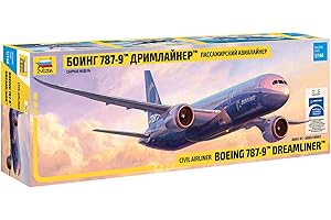 Zvezda 500787021 - Maqueta de Boeing 787-9 (Escala 1:144, construcción de Modelos, aficiones, Manualidades, Kit de plástico)