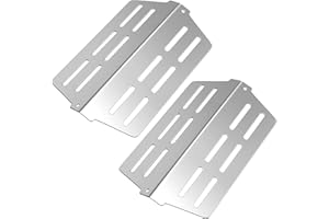 COISIEN 7622 Flavorizer Bar, pièces de rechange Weber Genesis, couvercle de brûleur 33,7 x 22,2 cm pour pièces de rechange Weber Genesis série 300 série,300 E310 E320 E330 S310 S320 S330 (avec boutons avant)