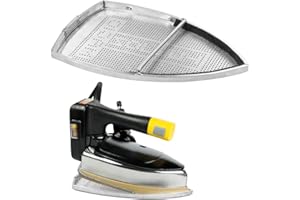 PERFETSELL Suela Protectora para Plancha 205x120mm Funda Teflon Plancha Suela de Plancha Suela Antibrillos Plancha Suelo de de Teflon para Plancha Compatible con Modelos ES-85-AF, De Aluminio