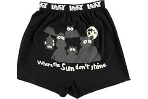 Lazy One Funny Animal Boxers, Novelty Boxer Shorts, Humorous Underwear, Gag Gifts for Men, Farm Designs