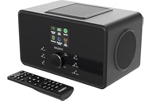 Internetradio WLAN | DAB Radio mit Bluetooth | Küchenradio 100 Watt 2.1-Lautsprecher mit Subwoofer | DAB Plus Radio | Internet Radios | Digitalradio DAB Plus mit Fernbedienung | MAJORITY Bard