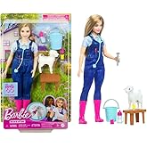 Barbie Farm Vet Barbie 65th Anniversary Career Collection Farm Vet doll and lamb with moving ears d
