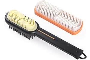 Simpeak 2 in 1 Spazzola per Scarpe in Camoscio Kit di pulizia per camoscio e nabuk per crepe resistente