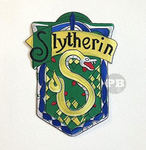 Slytherin Harry Potter Large Biker Jacket Back Sew On Embroidered Patch