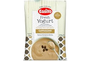 Easiyo Cappuccino Flavoured Yogurt Sachet 230g Makes 1Kg Thick Creamy Yoghurt