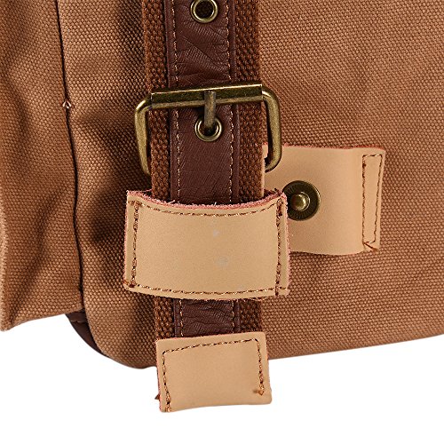 Sac    bandouli  re appareil photo  Beaspire Sacoche bandouli  re de toile pour voyage vid  o cam  ra Num  riques R  flex housse sacoche anti-choc Imperm  able Randonn  e pour Canon  Nikon  Sony  Pentax  Fujifilm  Panasonic  Leica etc  Marron 