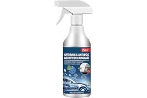 Pomurom Spray Anti Niebla 60ml - 1/3/5 Piezas Multiusos Agente Antivaho Antilluvia para Ventanas del Coche Parabrisas Espejos natación Cristales, Aerosol Antivaho, Spray Antivaho para Coche