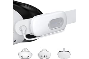 Kinwin Akku für Meta Quest 3/3S/2, 20000 mWh Erweiterungsakku, 18W Schnellladeakku für Oculus Quest 3S/3 Headset, leichtes Ladegerät, VR Zubehör für Quest Original und Elite Riemen
