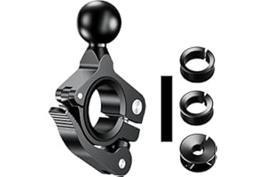 UGBO Ram Mount, uchwyt kulowy, ramię aluminiowe, 1", adapter do uchwytu na telefon komórkowy, rower, motocykl, kierownicę, wodoszczelny, akcesoria do telefonu komórkowego, uchwyt rowerowy (25 mm)