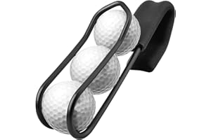 GANKE Soporte para pelotas de golf – Holds 3 Balls Easy Attachment to Bag or Cart, Golf Gag Accessories Golf Gifts