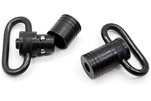 TRIROCK 1.0 '' Pulsador de liberación rápida Desmontable Sling Swivel Mount Tactical Sling QD Loop Adapter