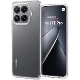 SİDE EYE - Xiaomi 17T Pro ile uyumlu Kılıf Şeffaf Kamera Korumalı Esnek Silikon Telefon Kılıfı Kapak