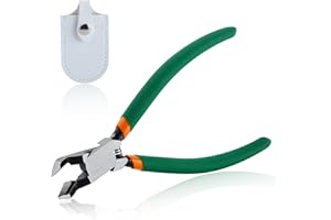 SPEEDWOX Model Nippers Wire Cutter 45° Sprue Cutter Wire Flush Cutters, Electronic Model Sprue Clippers, Ultra Sharp and Precision Side Nippers for Plastic Model Building with Protective Cover