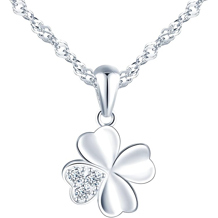 925 Sterling Zilver Ketting Met Infinity Hanger En Zirkonia Strass - ASH'S CHOICE Zilveren Ketting Voor Dames