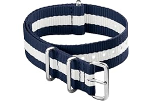 Archer Watch Straps - Cinturini NATO in Nylon, Scelta di Colori e Dimensioni (18mm, 20mm, 22mm, 24mm)