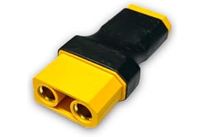 VUNIVERSUM 1 x adaptateur premium XT90 mâle femelle vers XT60 mâle câble adaptateur haute tension pour batterie Lipo de Mr.mâle Modellbau®