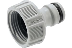 Nez de robinet 26,5 mm (G 3/4 Pouce) de Gardena : raccord pour robinets avec filetage, raccordement étanche, manipulation facile, emballé (18201-20)
