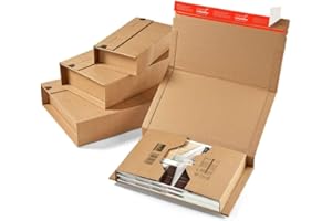 1-PACK 20 Stk. Universalverpackung CP020.12 MUWE 362, 325x250 Höhe 1-80mm, für C4, braun / Neue Ausführung, Größe identisch mit Multiwell 362