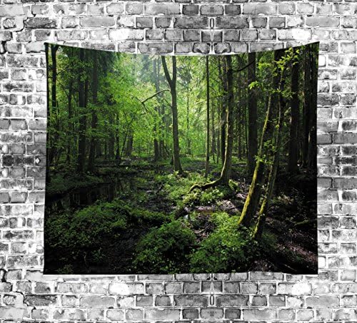 Decorative Wall Hanging Tapestry (Mist Light Forest)