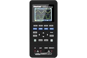 Hantek 2D72 3 en 1 Digital Osciloscopio Generador de forma de onda Multimetro USB Portátil 2 canales 70 MHz 250MSa/s Multifunción Ensayador