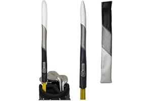 Pro-Tekt - Housse de Protection étanche pour bâton d'alignement de Golf, Blanc/Noir