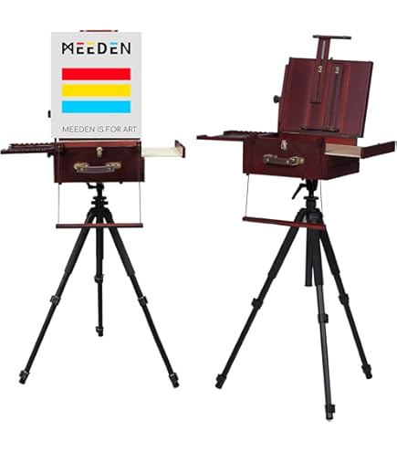 Jack Richeson Sienna Plein Air Artist Pochade Medium Box Easel - View #5