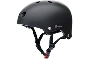 Youin MA1016, Casco Homologado EN1078, Ligero y Cómodo, Ajustable, Ventilado, Talla L: 57-63 cm, para Bicicletas y Patinetes, Diseño Moderno y Forro Extraíble