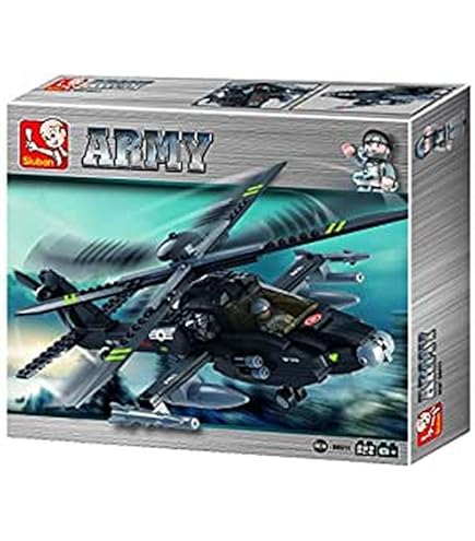 Tarcury Set di Costruzione Elicottero da Attacco MI-24-893 PCS Scala 1