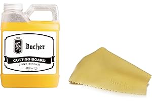 ‎BACHER BACHER Odżywka do desek do krojenia, bloków rzeźniczych, drewnianych blatów roboczych – 500 ml