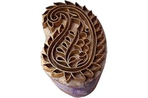 Royal Kraft Innovativ Holz Blöcke Messing Paisley Entwürfe Drucken Lehm Stempel