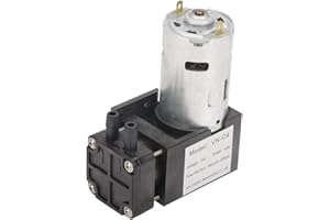 Eurobuy DC 24V 42W Small Oilless Vacuum Pump -85KPa Flow 40L/min for Gas Air