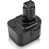 Goodexo Batteria di Ricambio NI-MH 3.0Ah per Dewalt Batteria 12V per Dewalt Batteria DE9074 DE9071 DE9075 DE9501 DV9071 DV907