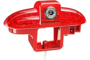 DYNAVSAL Telecamera Posteriore Transporter Van Visione Notturna IR, HD Impermeabile Telecamera Retromarcia Sostituzione per Opel Vivaro /Combo/Vauxhall/Renault Trafic/FIAT Talento/Nissan Primastar