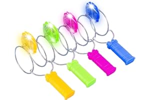 DONGCILL Retro Leuchtender Kreisel, 4 Stück Magnetischer Gyro, Kreatives Licht-up Gyroskop Spielzeug, Magnetisches Kreisel Spielzeug für Kinder, Kindergeburtstag Mitgebsel
