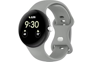 Keweni Armband Kompatibel mit Google Pixel Watch,Silikon Sport Armband Ersatzarmband für Google Pixel Watch