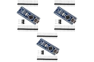 DUBEUYEW Nano Modulo, Scheda Nano Chip CH340, 5 V 16 MHz per Arduino (3 pezzi)
