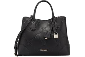 NINE WEST Damen Brooklyn Jet Set Schulranzen und Umhängetaschen, Schwarz