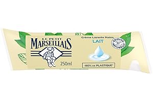 Le Petit Marseillais | Recharge Crème Lavante Mains Lait (berlingot de 250 ml) – Recharge savon liquide avec 92 % d'ingrédients d'origine naturelle – Savon mains au pH neutre pour la peau