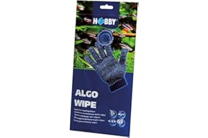 HOBBY Aquaristik Algo Wipe I Eliminar sin esfuerzo algas y otros revestimientos de discos de acuario I dedo índice con borrador de algas