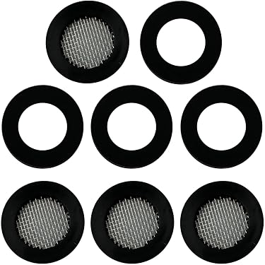25mm ID Siliconen O-ringen Platte Afdichtring - Set Van 10 Voor Glazen Deurgrepen