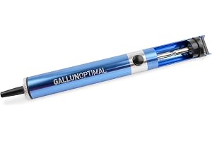 GALLUNoptimal GOELPM professionell avlödningspump, helmetallhölje i blått med ESD teflonspets och hög sugkraft