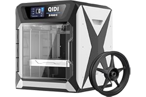 QIDI TECH QIDI X-MAX3 3D Printer, 325x325x315mm Ultra-large Enclosed 3D printer, Industrial Grade Max 600mm/s, 350℃ Hotend, 65℃Temperature Controlled Chamber, Intelligent Design for Business & Professional
