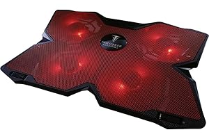 Berserker Gaming Support ventilé Niflheim pour ordinateur portable - led rouges