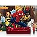 Produktbild Vlies Fototapete 312x219cm PREMIUM PLUS Wand Foto Tapete Wand Bild Vliestapete - Kindertapete Tapete Marvel SPIDERMAN Kindertapete Cartoon White Tiger Power Man bunt - no. 2470