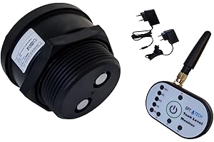 TKSTAR WiFi 2.4Ghz Wlan + 433Mhz Funk Füllstands-Anzeige Ultraschall Wasserstand-Sensor für Heiz-Öltank Wassertank Tank Zisterne für Smarthome APP TuYa SmartLife