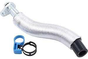 HouYeen Turbo Ölrücklaufrohr mit Klemme für Citr-oen C4 C5 DS3 DS4 DS5 Peu-geot 207 208 308 508 3008 5008 Mi-ni R55 R56 R57 R58 R59 R60 R 61 Coo. pro JCW