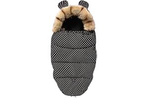 MANYO. Manyo Chanceliere Universelle pour Poussette, Couverture pour Poussette Sac de Couchage Bébé Hiver, Accessoire Poussette Chaises Porte-Bébé(Noir)