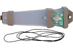 FOCKETY Crisist Helmet Strobe Light, Waterproof Signal Light Two Operating Modes Tactical Helmet Light Survival Signal Light Silicone for Outdoor Activities(Green light at the bottom of the sand shell (GR))