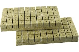 Oniissy 50/100 Pcs Starter for Hydroponics,Grow Starter Cubes Grow Media Cloning,25x25x40mm(100pcs)